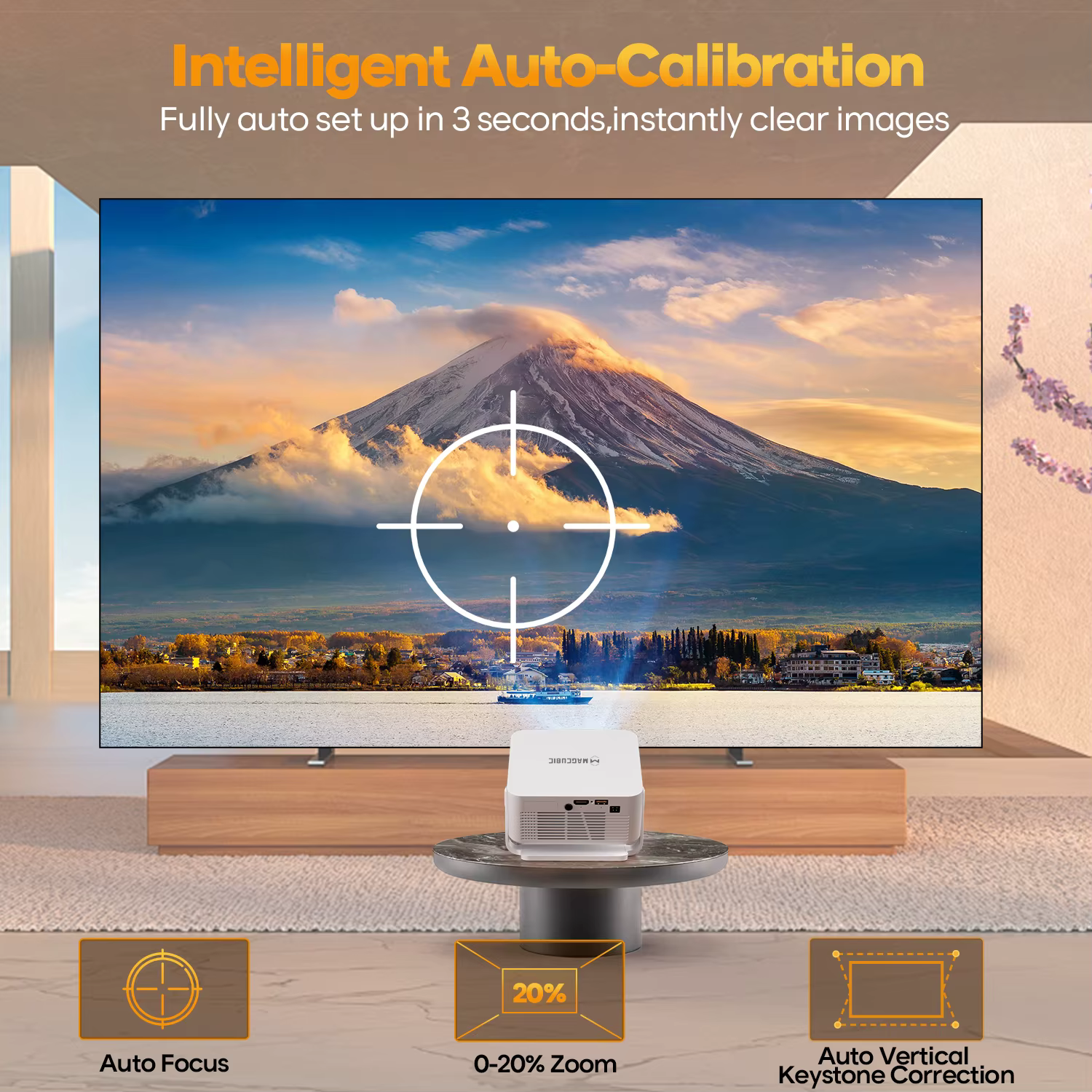 Проектор Magcubic Auto Focus Android 14 4K