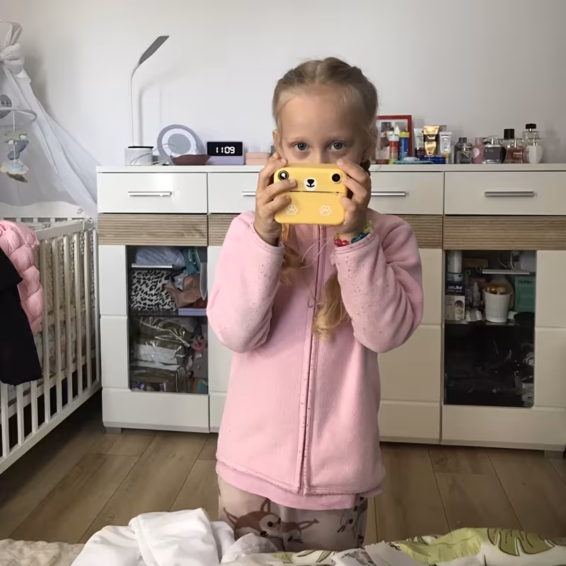 Дитяча міні портативна миттєва термодрукована камера 1080P